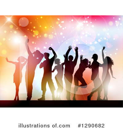 Royalty-Free (RF) Dancers Clipart Illustration by KJ Pargeter - Stock Sample #1290682