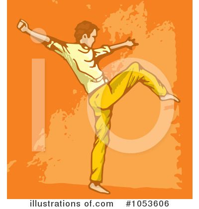 Royalty-Free (RF) Dancing Clipart Illustration by Any Vector - Stock Sample #1053606