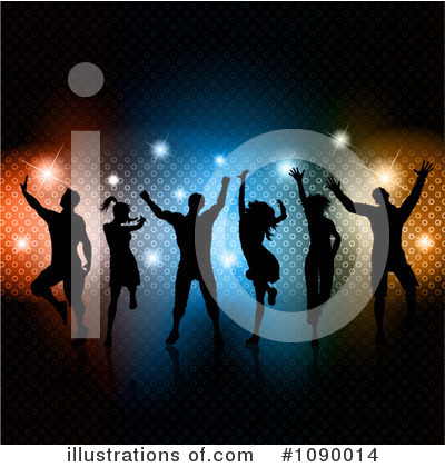Royalty-Free (RF) Dancing Clipart Illustration by KJ Pargeter - Stock Sample #1090014
