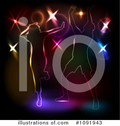Royalty-Free (RF) Dancing Clipart Illustration by KJ Pargeter - Stock Sample #1091943