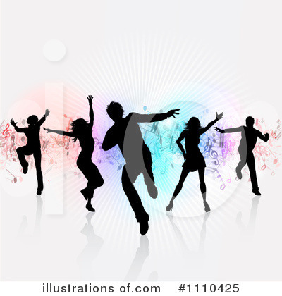 Royalty-Free (RF) Dancing Clipart Illustration by KJ Pargeter - Stock Sample #1110425