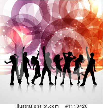 Royalty-Free (RF) Dancing Clipart Illustration by KJ Pargeter - Stock Sample #1110426