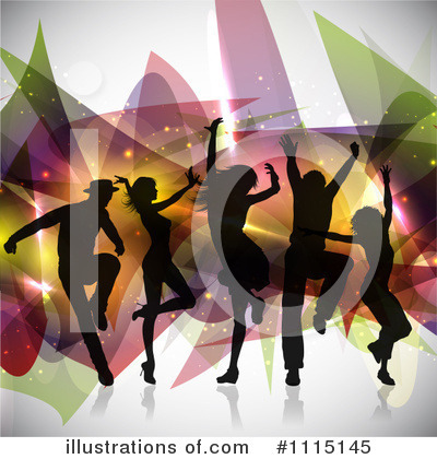 Royalty-Free (RF) Dancing Clipart Illustration by KJ Pargeter - Stock Sample #1115145