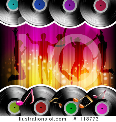 Royalty-Free (RF) Dancing Clipart Illustration by merlinul - Stock Sample #1118773