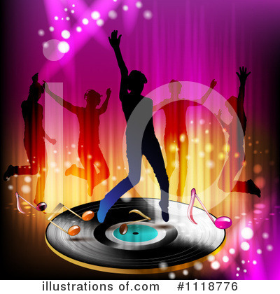 Royalty-Free (RF) Dancing Clipart Illustration by merlinul - Stock Sample #1118776