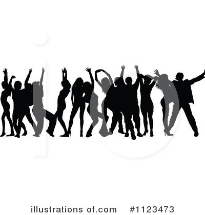 Royalty-Free (RF) Dancing Clipart Illustration by dero - Stock Sample #1123473