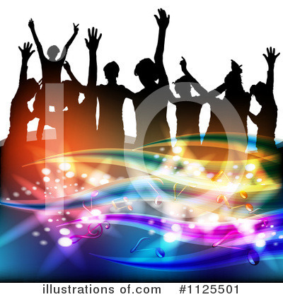 Royalty-Free (RF) Dancing Clipart Illustration by merlinul - Stock Sample #1125501