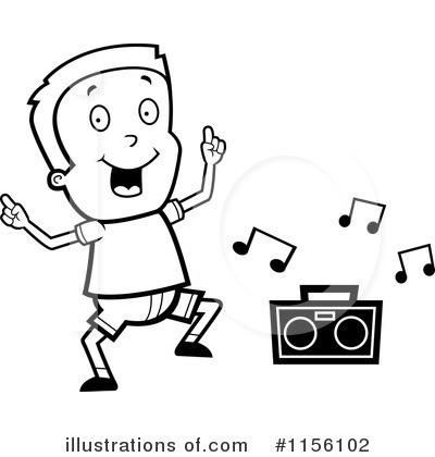 Royalty-Free (RF) Dancing Clipart Illustration by Cory Thoman - Stock Sample #1156102