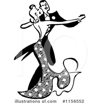 Royalty-Free (RF) Dancing Clipart Illustration by BestVector - Stock Sample #1156552