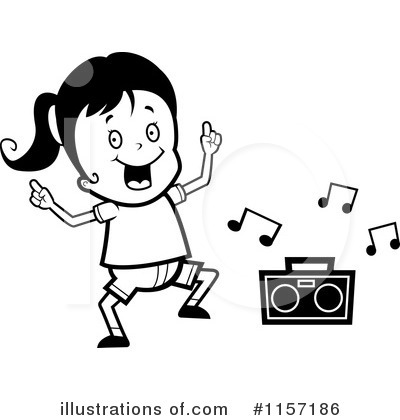 Royalty-Free (RF) Dancing Clipart Illustration by Cory Thoman - Stock Sample #1157186