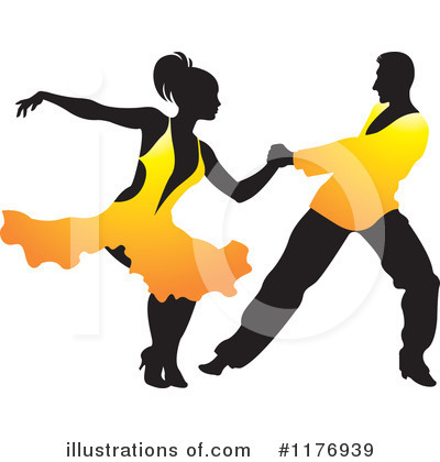 Royalty-Free (RF) Dancing Clipart Illustration by Lal Perera - Stock Sample #1176939