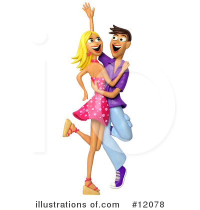 Royalty-Free (RF) Dancing Clipart Illustration by Amy Vangsgard - Stock Sample #12078