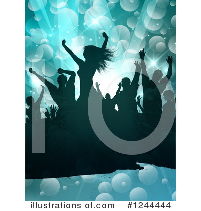 Royalty-Free (RF) Dancing Clipart Illustration by KJ Pargeter - Stock Sample #1244444
