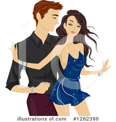 Royalty-Free (RF) Dancing Clipart Illustration by BNP Design Studio - Stock Sample #1262390