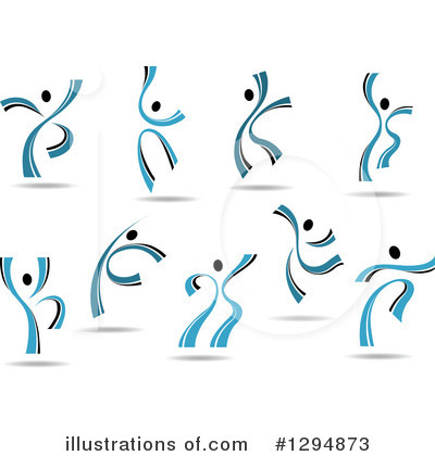 Royalty-Free (RF) Dancing Clipart Illustration by Vector Tradition SM - Stock Sample #1294873