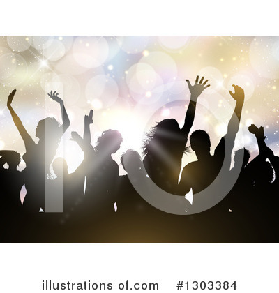 Royalty-Free (RF) Dancing Clipart Illustration by KJ Pargeter - Stock Sample #1303384