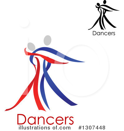 Royalty-Free (RF) Dancing Clipart Illustration by Vector Tradition SM - Stock Sample #1307448