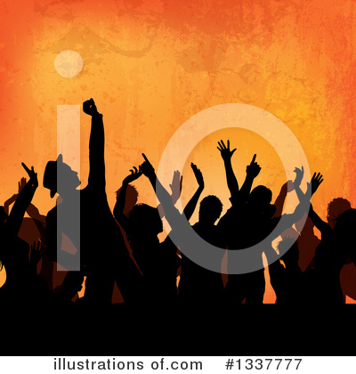 Crowd Clipart #1337777 by KJ Pargeter