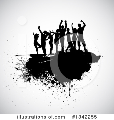 Royalty-Free (RF) Dancing Clipart Illustration by KJ Pargeter - Stock Sample #1342255