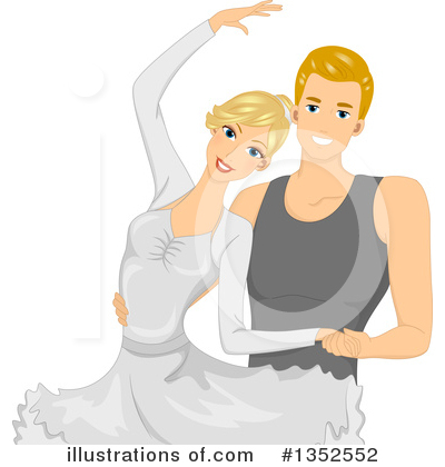 Royalty-Free (RF) Dancing Clipart Illustration by BNP Design Studio - Stock Sample #1352552