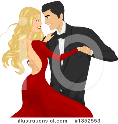Royalty-Free (RF) Dancing Clipart Illustration by BNP Design Studio - Stock Sample #1352553
