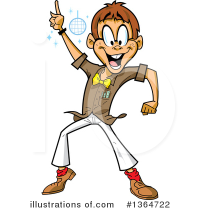 Royalty-Free (RF) Dancing Clipart Illustration by Clip Art Mascots - Stock Sample #1364722