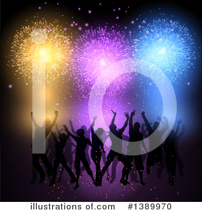 Royalty-Free (RF) Dancing Clipart Illustration by KJ Pargeter - Stock Sample #1389970