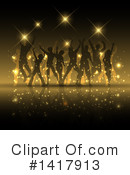 Dancing Clipart #1417913 by KJ Pargeter