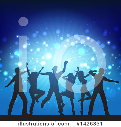 Royalty-Free (RF) Dancing Clipart Illustration by KJ Pargeter - Stock Sample #1426851