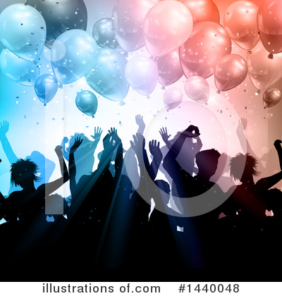 Royalty-Free (RF) Dancing Clipart Illustration by KJ Pargeter - Stock Sample #1440048