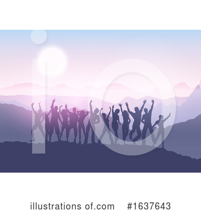 Royalty-Free (RF) Dancing Clipart Illustration by KJ Pargeter - Stock Sample #1637643