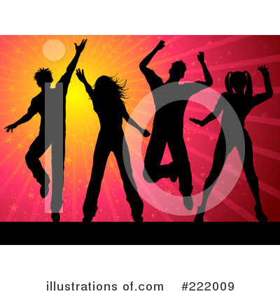 Royalty-Free (RF) Dancing Clipart Illustration by KJ Pargeter - Stock Sample #222009