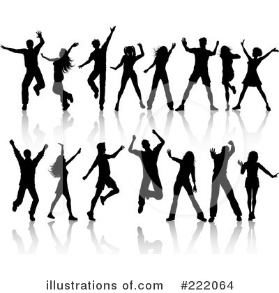 Royalty-Free (RF) Dancing Clipart Illustration by KJ Pargeter - Stock Sample #222064