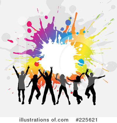 Royalty-Free (RF) Dancing Clipart Illustration by KJ Pargeter - Stock Sample #225621