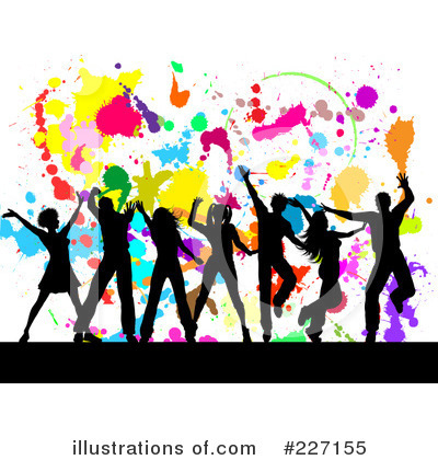 Royalty-Free (RF) Dancing Clipart Illustration by KJ Pargeter - Stock Sample #227155