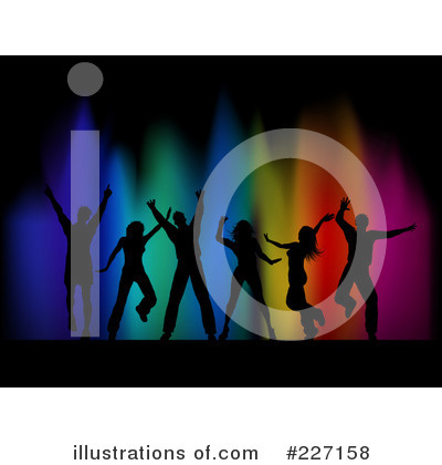 Royalty-Free (RF) Dancing Clipart Illustration by KJ Pargeter - Stock Sample #227158