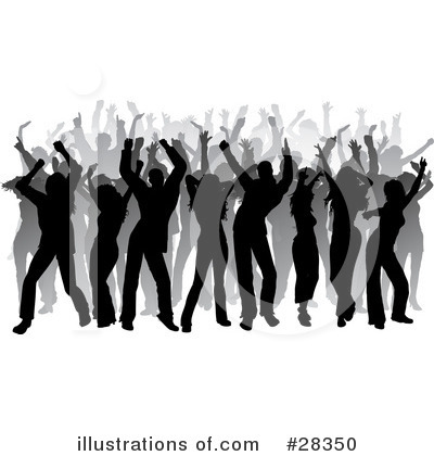 Royalty-Free (RF) Dancing Clipart Illustration by KJ Pargeter - Stock Sample #28350