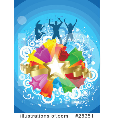Royalty-Free (RF) Dancing Clipart Illustration by KJ Pargeter - Stock Sample #28351