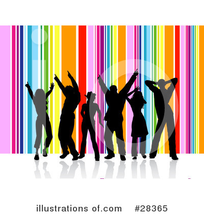 Royalty-Free (RF) Dancing Clipart Illustration by KJ Pargeter - Stock Sample #28365