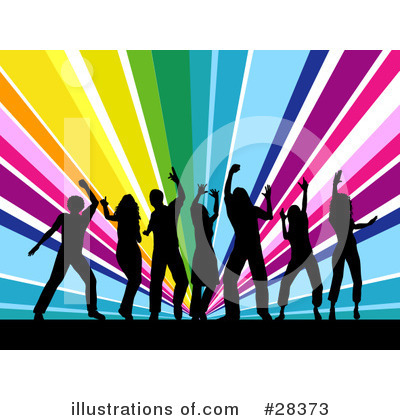 Royalty-Free (RF) Dancing Clipart Illustration by KJ Pargeter - Stock Sample #28373
