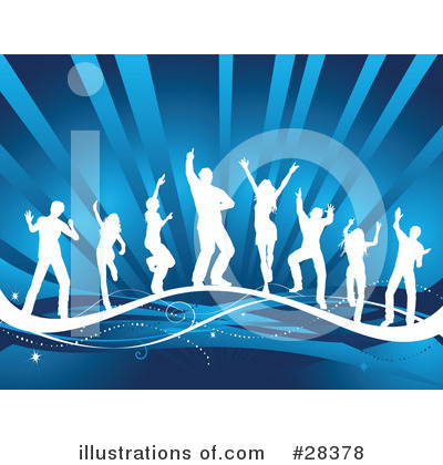 Royalty-Free (RF) Dancing Clipart Illustration by KJ Pargeter - Stock Sample #28378