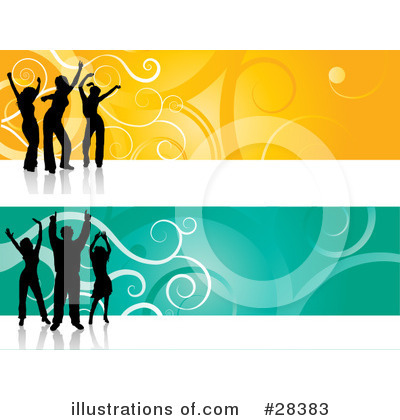 Royalty-Free (RF) Dancing Clipart Illustration by KJ Pargeter - Stock Sample #28383