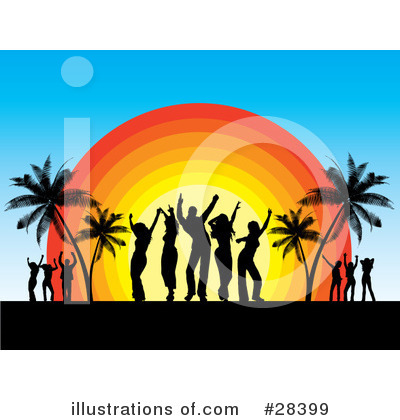 Royalty-Free (RF) Dancing Clipart Illustration by KJ Pargeter - Stock Sample #28399