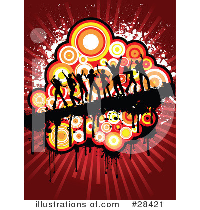 Royalty-Free (RF) Dancing Clipart Illustration by KJ Pargeter - Stock Sample #28421
