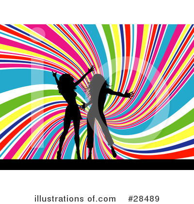 Royalty-Free (RF) Dancing Clipart Illustration by KJ Pargeter - Stock Sample #28489
