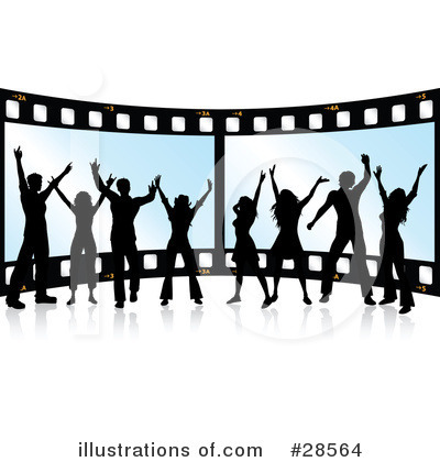 Royalty-Free (RF) Dancing Clipart Illustration by KJ Pargeter - Stock Sample #28564