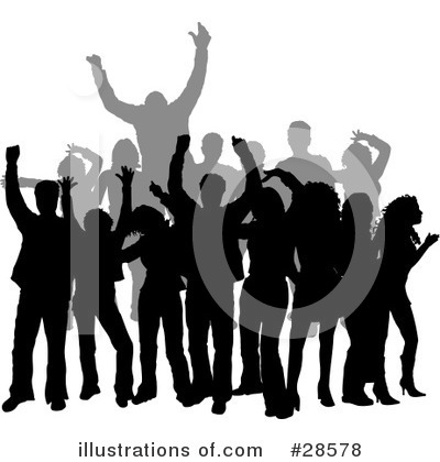 Royalty-Free (RF) Dancing Clipart Illustration by KJ Pargeter - Stock Sample #28578