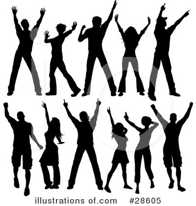 Royalty-Free (RF) Dancing Clipart Illustration by KJ Pargeter - Stock Sample #28605