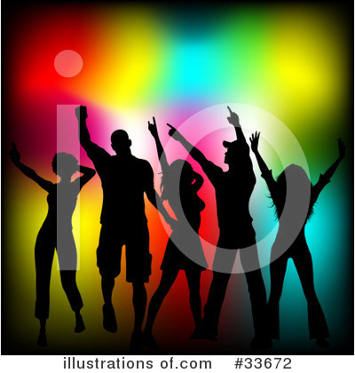 Royalty-Free (RF) Dancing Clipart Illustration by KJ Pargeter - Stock Sample #33672