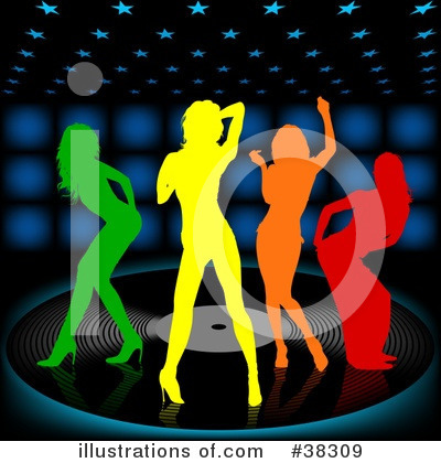 Royalty-Free (RF) Dancing Clipart Illustration by dero - Stock Sample #38309